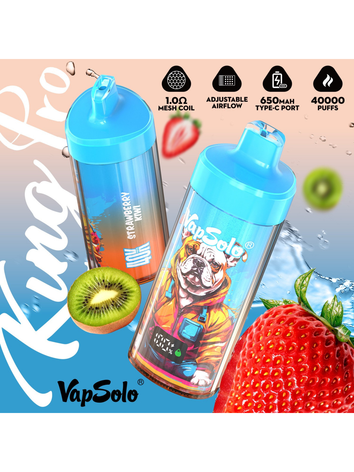 Vapsolo King Pro 40.000 Puffs - Potencia y Sabor en Cada Calada