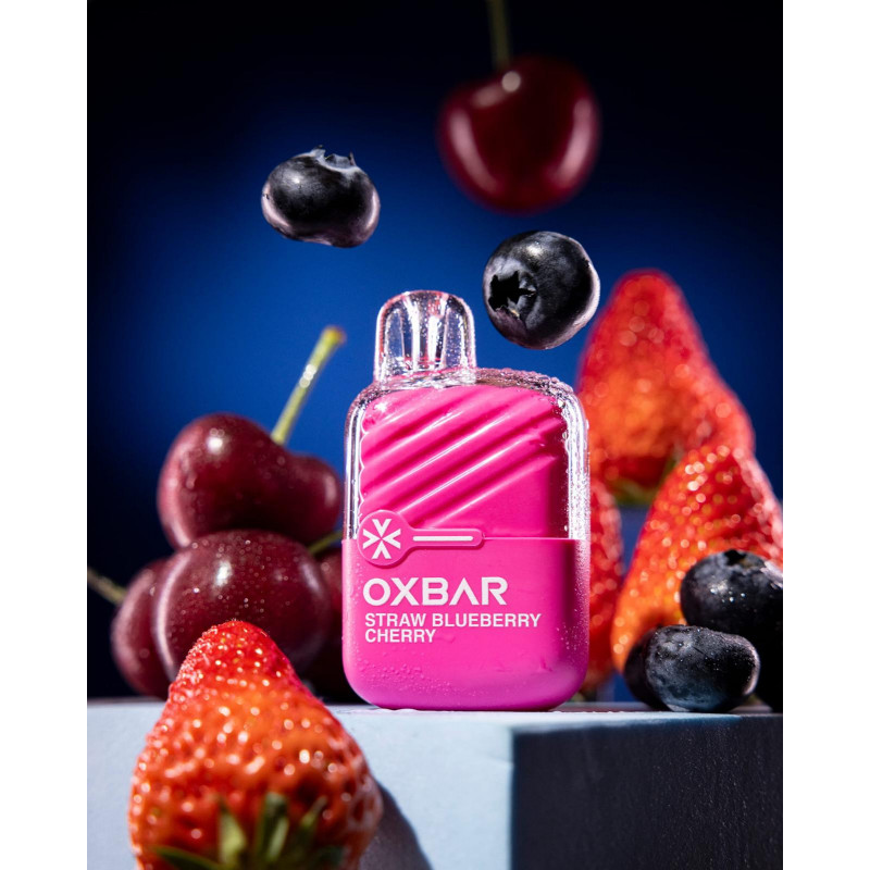 Oxbar Mini Straw Blueberry Cherry